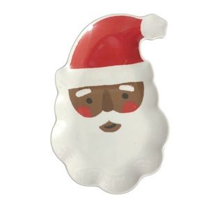 Santa Melamine Cookie Plate New